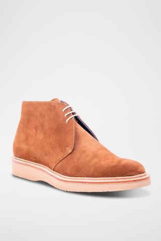 Boots en nubuck Ted - Marron