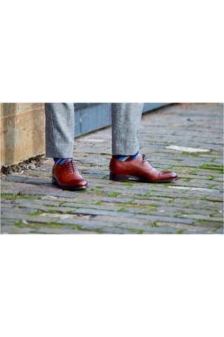 Richelieus en cuir de veau Malvern - Rose