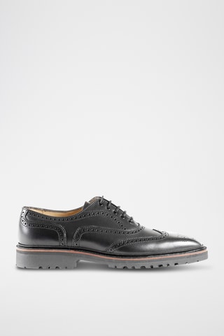 Richelieus en cuir de veau Sedburgh - Noir