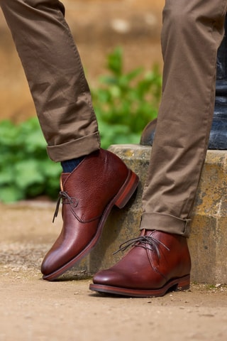 Boots en cuir Orkney - Marron