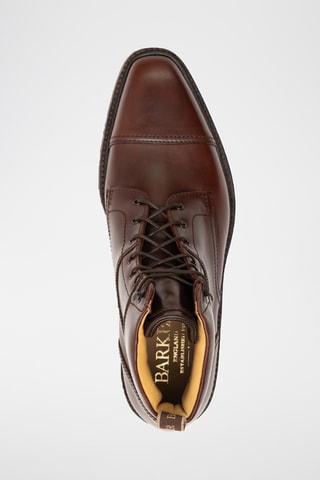 Boots en cuir Hawes - Marron foncé