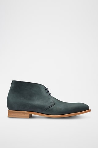Boots en nubuck Burwick - Bleu marine