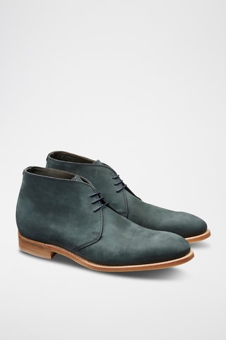 Boots en nubuck Burwick - Bleu marine