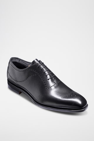 Richelieus en cuir de veau Plymouth - Noir