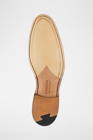 Richelieus en cuir Valiant - Marron foncé et vert foncé 