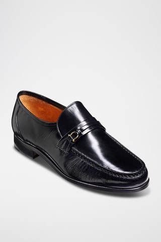 Mocassins en cuir verni Wade - Noir
