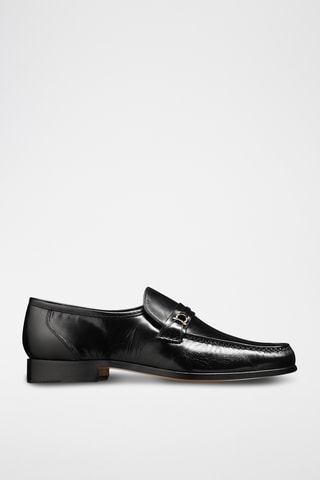 Mocassins en cuir verni Wade - Noir
