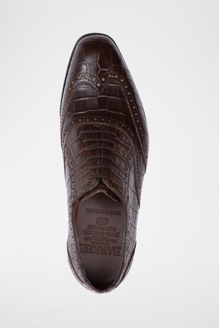 Richelieus en cuir Grosvener - Marron