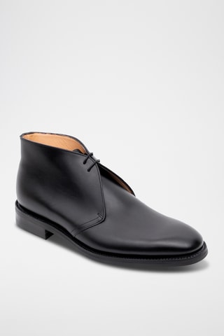 Boots en cuir de veau Sandwell - Noir