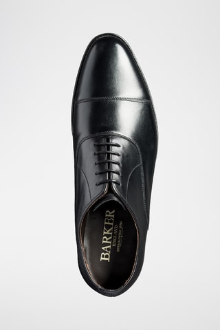 Richelieus en cuir de veau Duxford - Noir