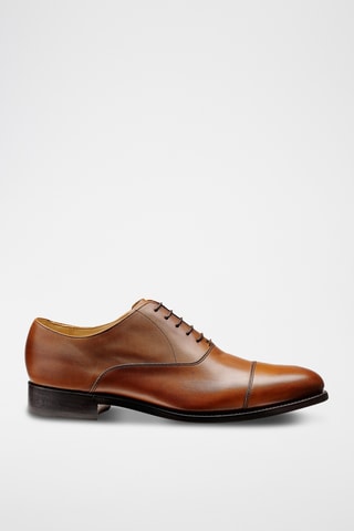 Richelieus en cuir de veau Duxford - Marron