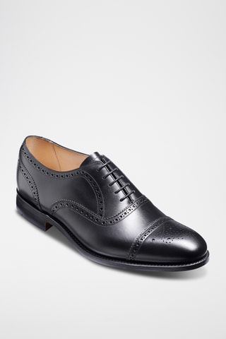 Richelieus en cuir de veau Mirfield - Noir