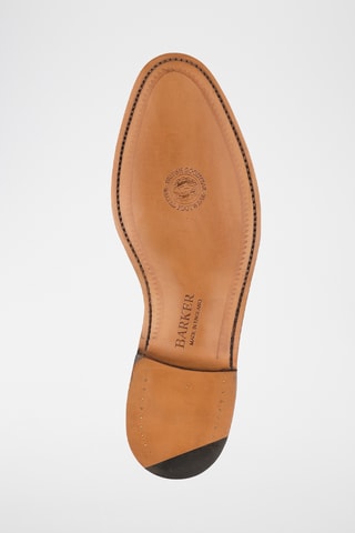 Richelieus en cuir de veau Duxford - Rouge brique