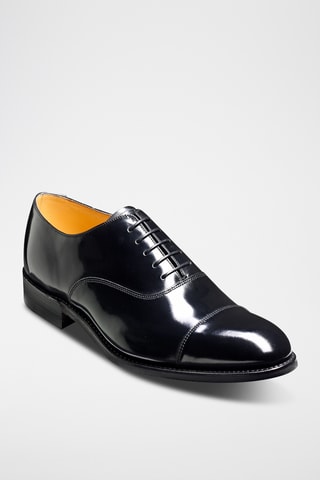 Richelieus en cuir verni Cheltenham - Noir