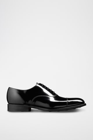 Richelieus en cuir verni Cheltenham - Noir
