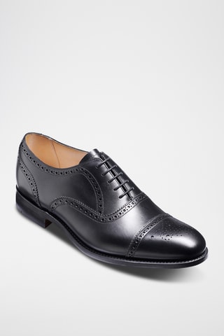 Richelieus en cuir de veau Mirfield - Noir