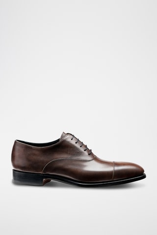 Derbys en cuir de veau verni Falsgrave - Marron 