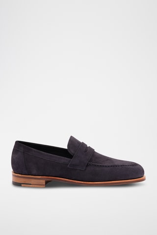 Mocassins en nubuck Jevington - Violet foncé