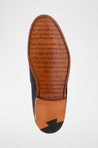 Mocassins en nubuck Jevington - Violet foncé