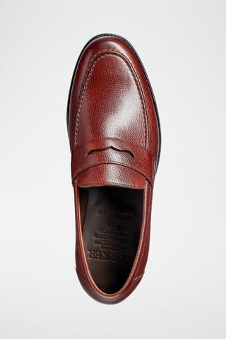 Mocassins en cuir Jevington - Rouge brique
