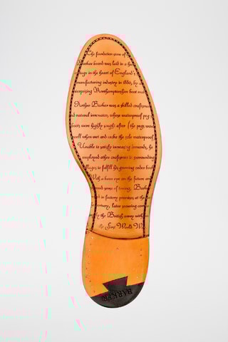 Derbys en cuir de veau verni Falsgrave - Rouge brique et marron 