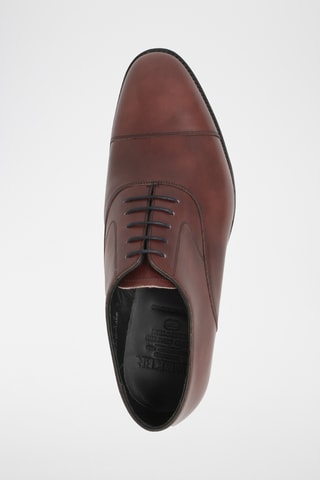Derbys en cuir de veau Falsgrave - Marron 