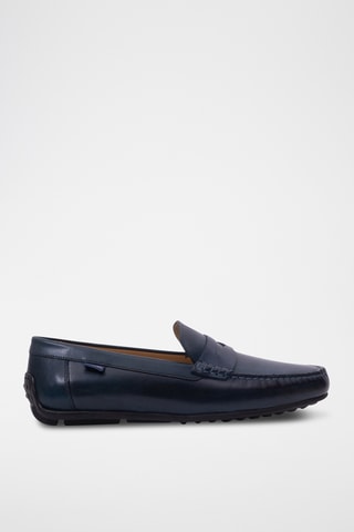 Mocassins en cuir Jamie - Bleu marine