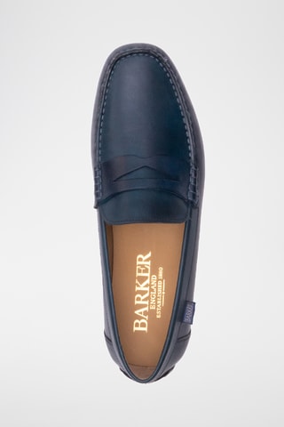 Mocassins en cuir Jamie - Bleu marine
