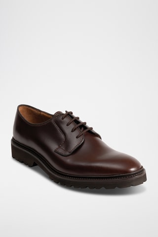 Derbys en cuir Truro - Marron foncé