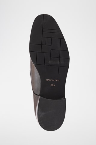 Richelieus en cuir Vitello - Noir