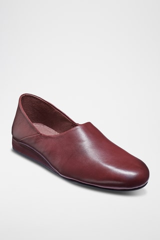 Mocassins en cuir de veau ELM - Bordeaux