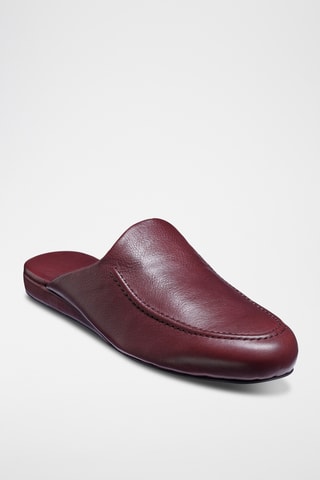 Mules en cuir Birch - Bordeaux