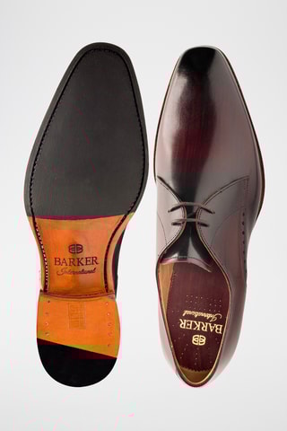 Derbys en cuir Oscar - Bordeaux