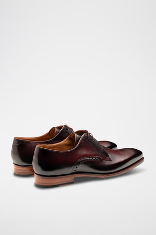 Derbys en cuir Oscar - Bordeaux