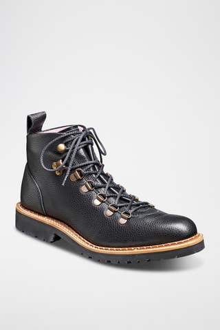 Boots en cuir Julie - Noir