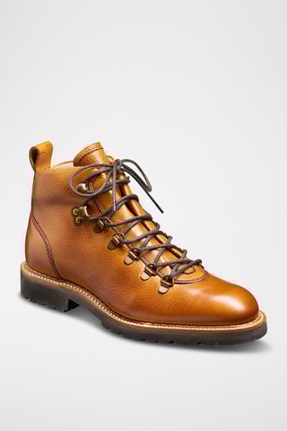 Boots en cuir Julie - Marron