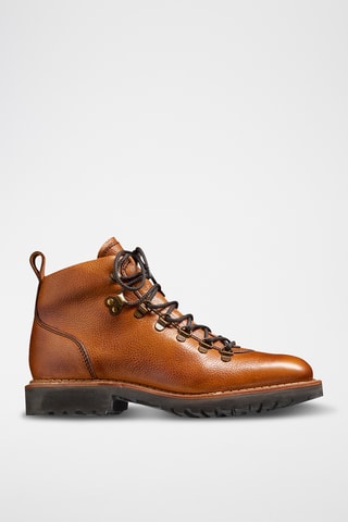 Boots en cuir Julie - Marron