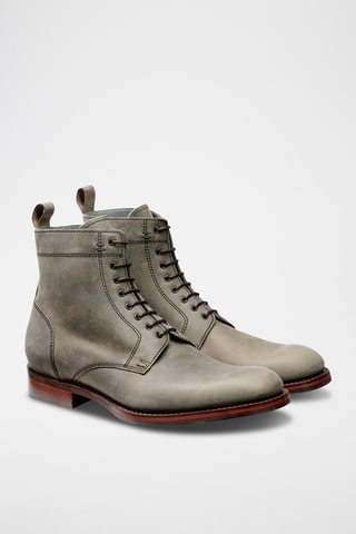 Boots en cuir de veau Logan - Kaki