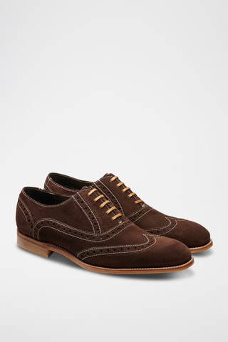 Richelieus en nubuck Grant - Marron