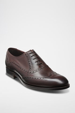 Richelieus en cuir Grant - Marron