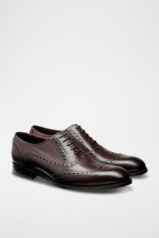 Richelieus en cuir Grant - Marron