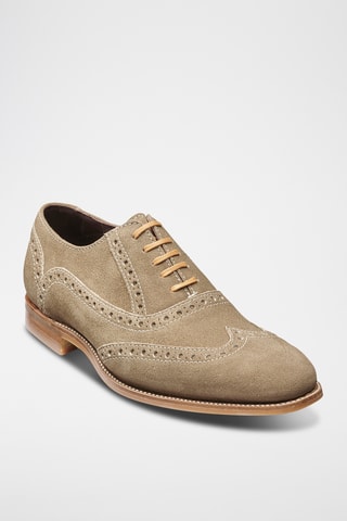 Richelieus en nubuck Grant - Taupe