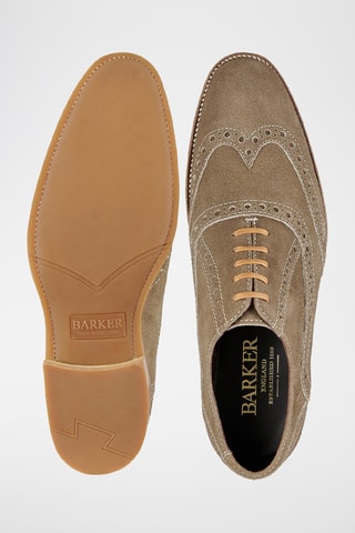 Richelieus en nubuck Grant - Taupe