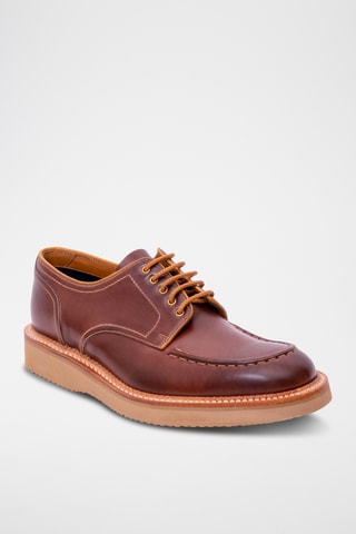 Derbys en cuir de veau Michigan - Marron
