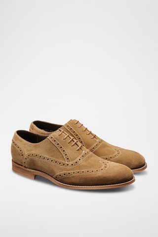 Richelieus en nubuck Grant - Camel
