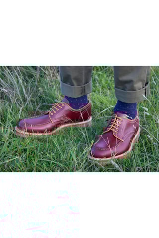 Derbys en cuir de veau Michigan - Bordeaux
