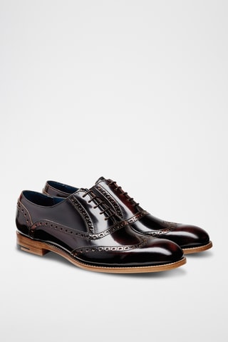 Richelieus en cuir Grant - Marron