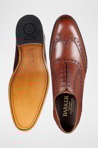 Richelieus en cuir Grant - Marron