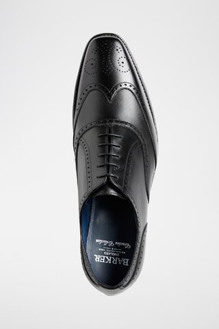 Richelieus en cuir de veau Johnny - Noir
