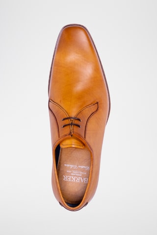 Derbys en cuir de veau Derwent - Marron clair